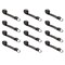 Tie 4 Safe 2" x 10' Lasso Strap w/ O Ring Auto Tie Down Wheel Lift Tow Truck Trailer, 12PK TWS21-510-W9-BLK-C-12 - alternate 1